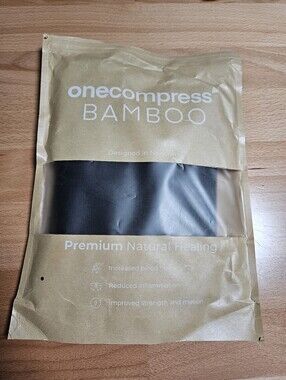 onecompress Bamboo Premium Natural Healing Sleeve Black 3XL